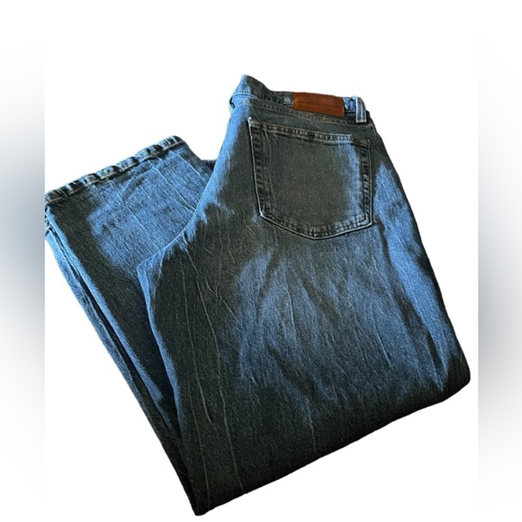 LUCKY brand boy mid rise relaxed straight distressed women’s jeans EUC - Picture 9 of 12